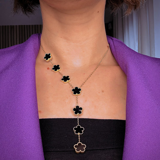 Cloverleaf Necklace Earrings Set