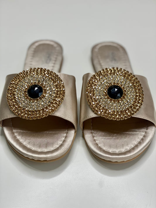 Jewelled Flat Sandals