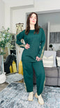 Embroidered Two‑Piece Modest Set تراك التطريز الفلاحي