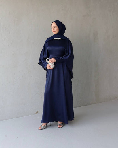 Elegant Satin Maxi Dress