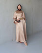 Elegant Satin Maxi Dress