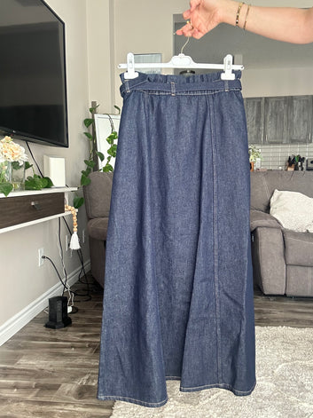Flared Denim Skirt – Modest Cut with Everyday Elegance