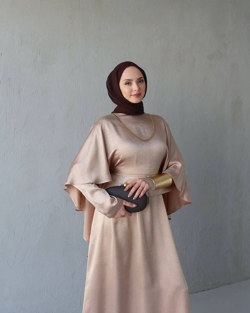 Elegant Satin Maxi Dress