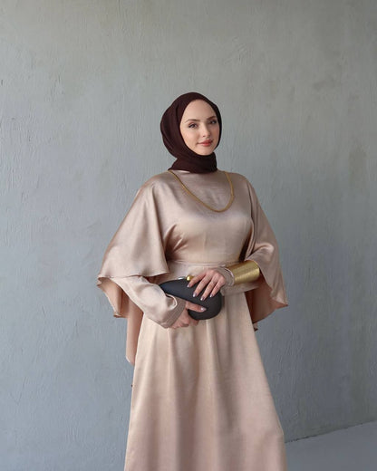 Elegant Satin Maxi Dress