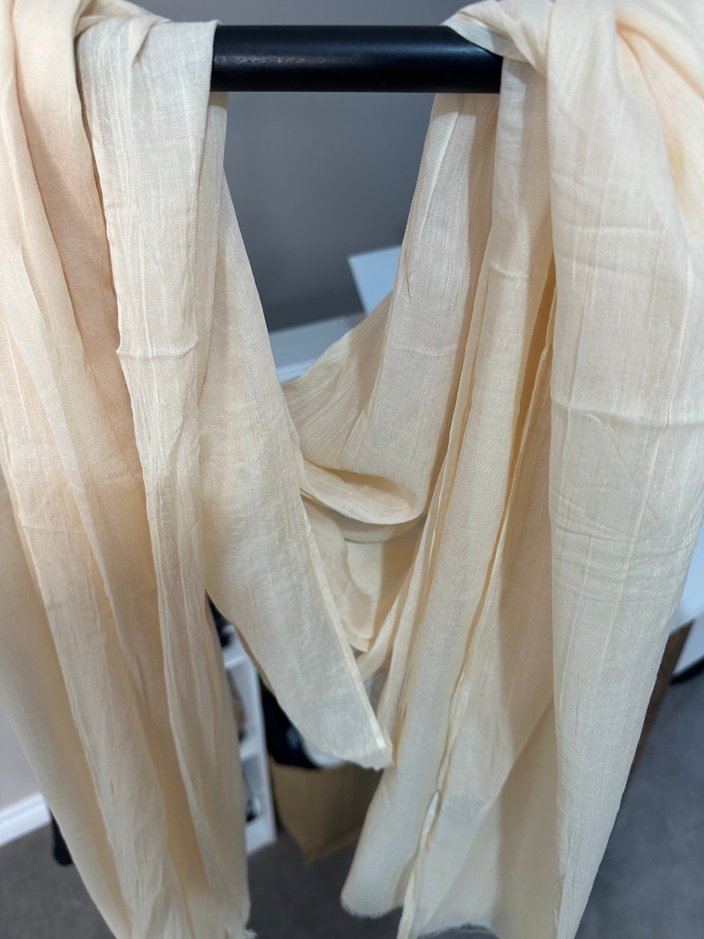 Linen Hijab Women Head Scarf