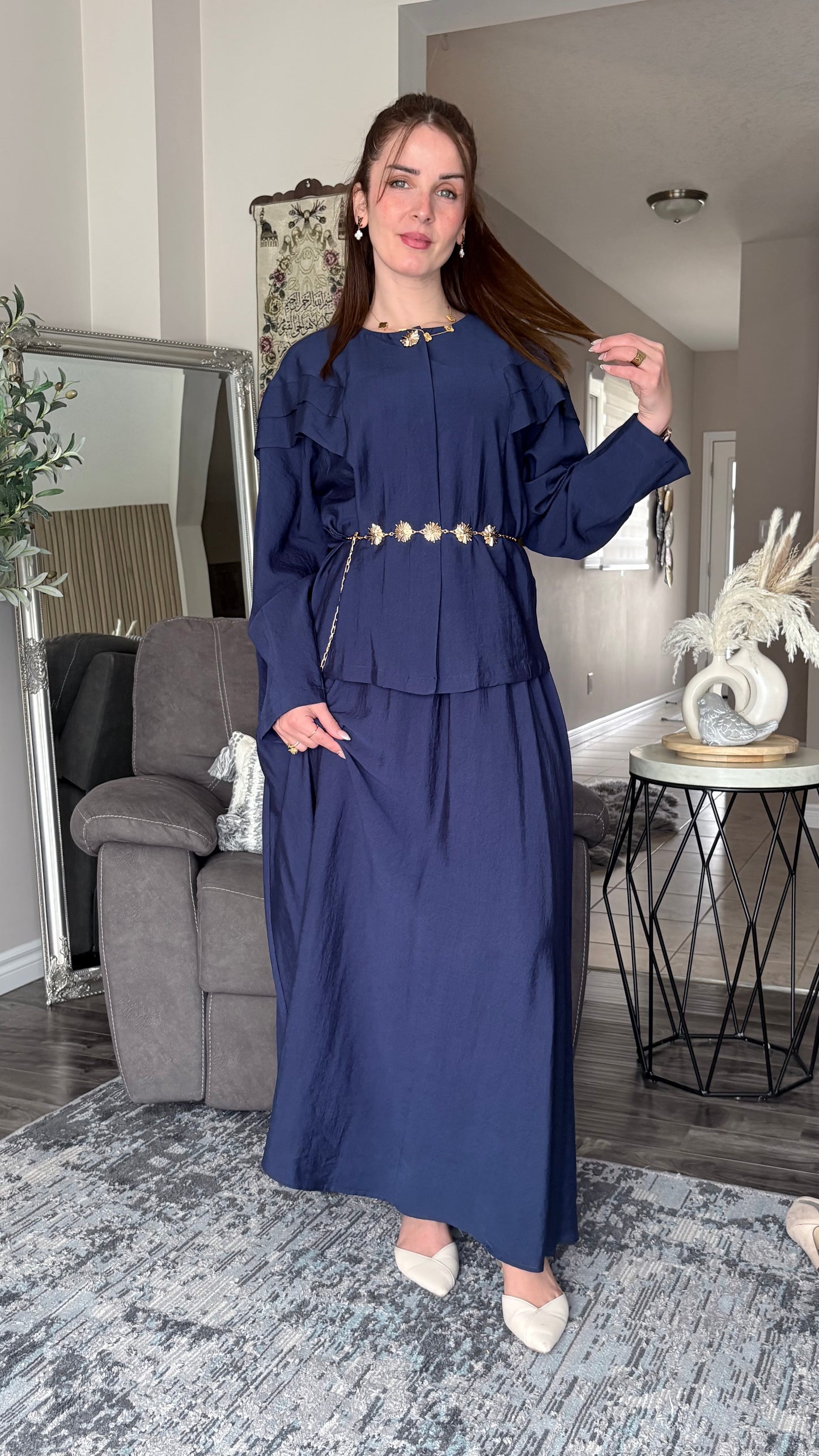 Chic Coordinated Skirt Set by Ikoll