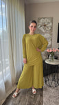 Pleated Modest Oversized Sandy Set الطقم السحري