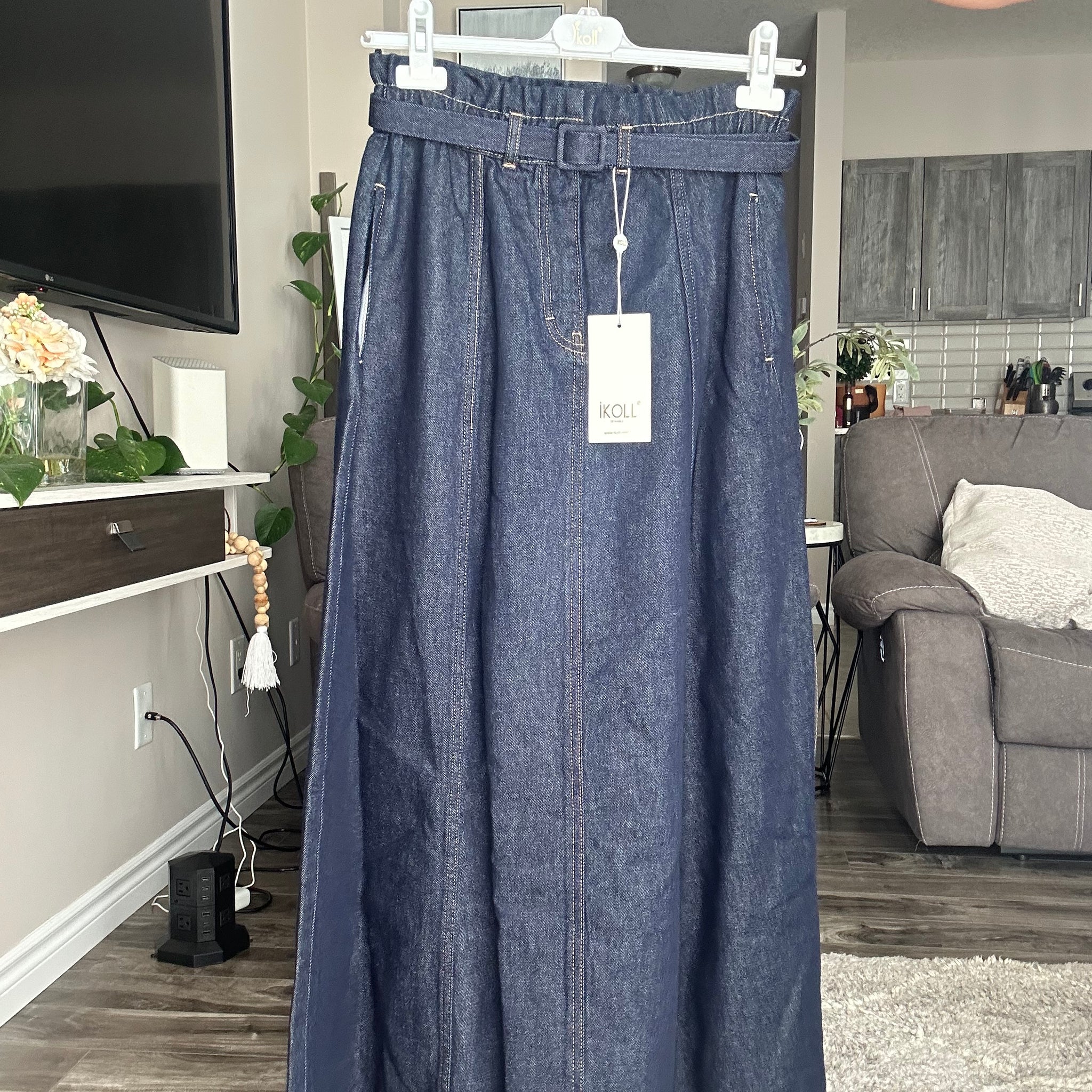 Flared Denim Skirt – Modest Cut with Everyday Elegance