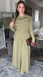 Zip‑Up 3 Piece Vest & Skirt Set by Ikoll