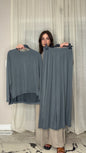 Two‑Piece Relaxed Fit Oysho Set with Wide‑Leg Pants تراك الطيارة