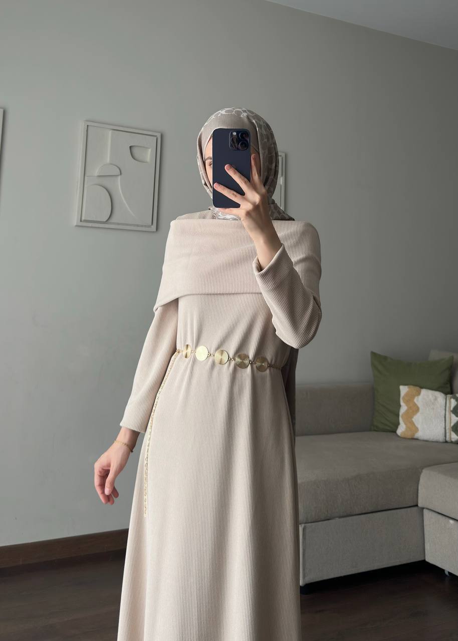 Belted Maxi Dress – Modest, Chic & Elegant