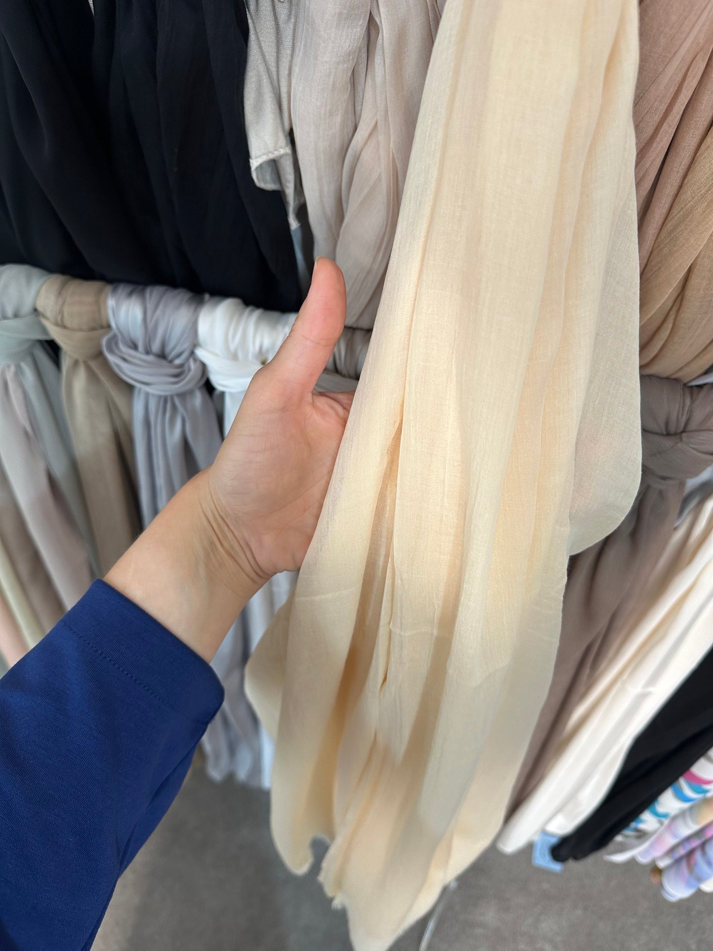 Linen Hijab Women Head Scarf