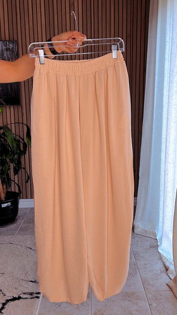 Loose Fit Wide Leg Aerobin Trousers