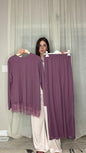 Two‑Piece Lace Cotton Set with Relaxed Fit
