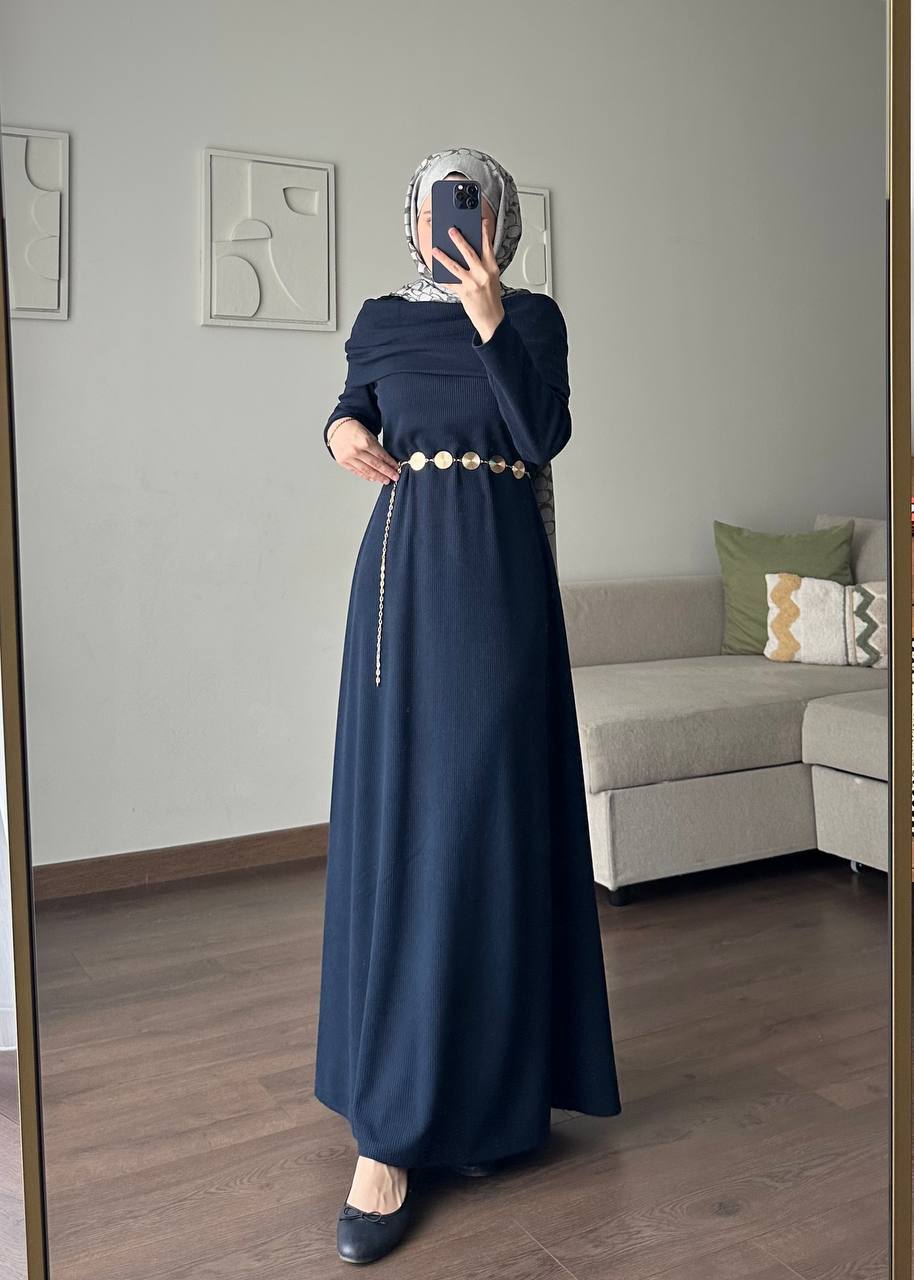 Belted Maxi Dress – Modest, Chic & Elegant