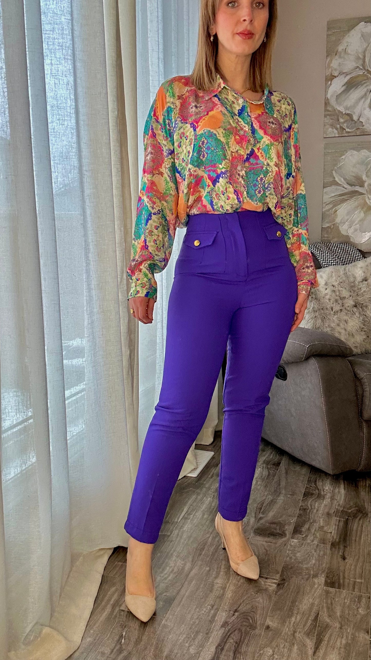 Tailored Straight Cut Trousers