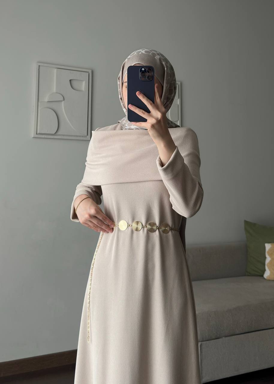 Belted Maxi Dress – Modest, Chic & Elegant