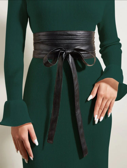 Wrap Faux Leather Belt