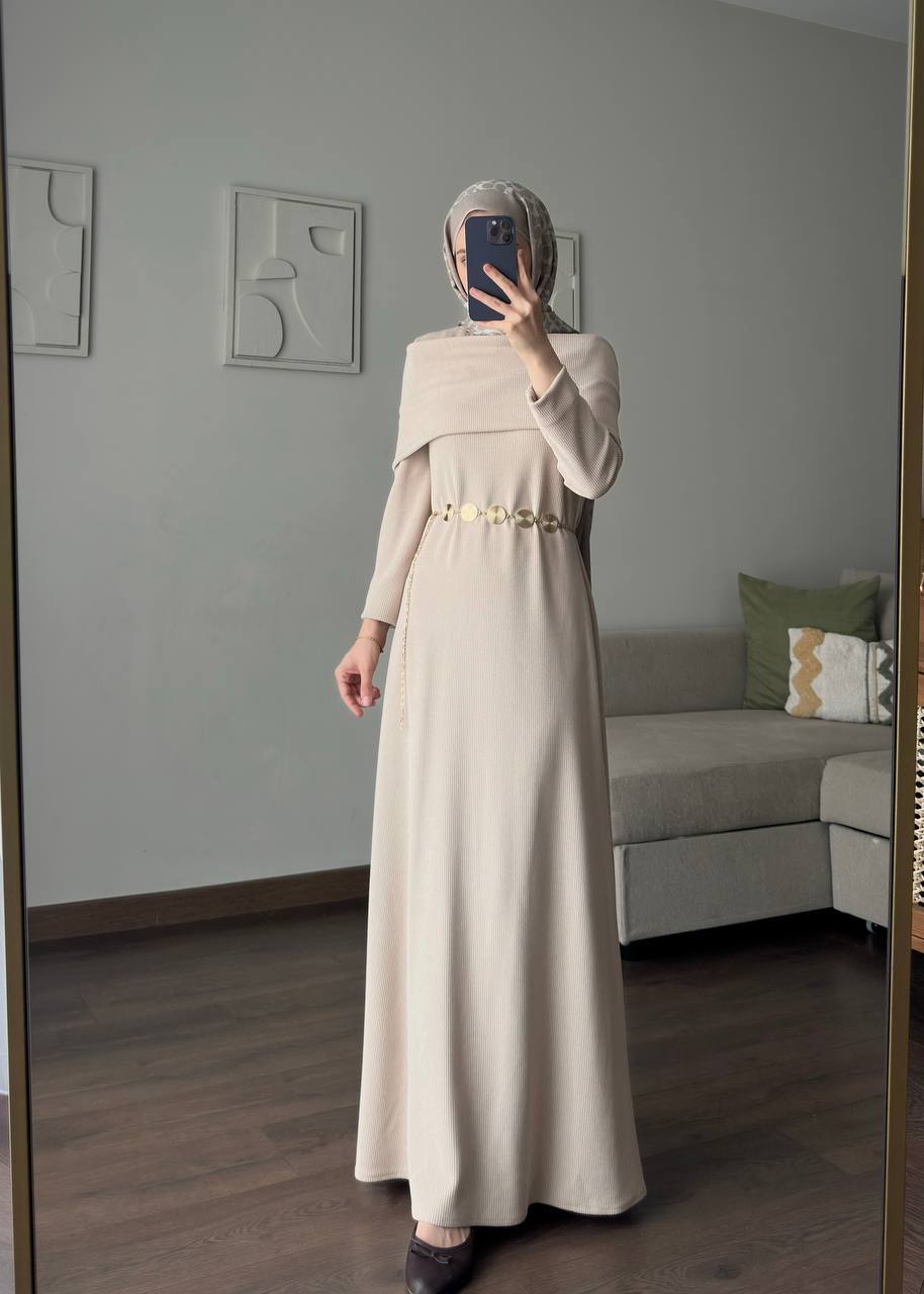 Belted Maxi Dress – Modest, Chic & Elegant