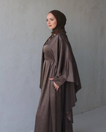 Elegant Satin Maxi Dress