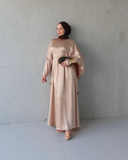 Elegant Satin Maxi Dress