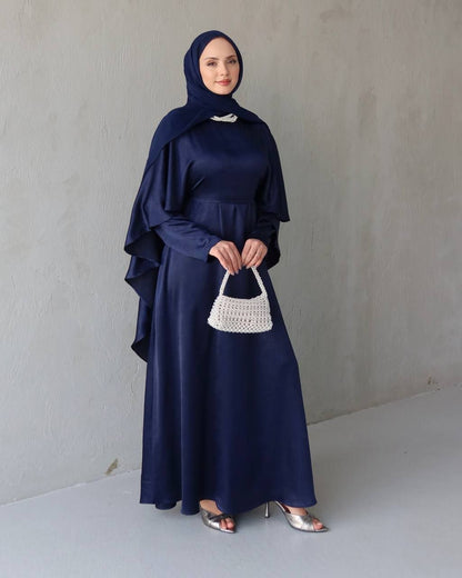 Elegant Satin Maxi Dress
