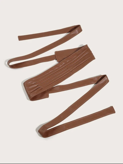 Wrap Faux Leather Belt