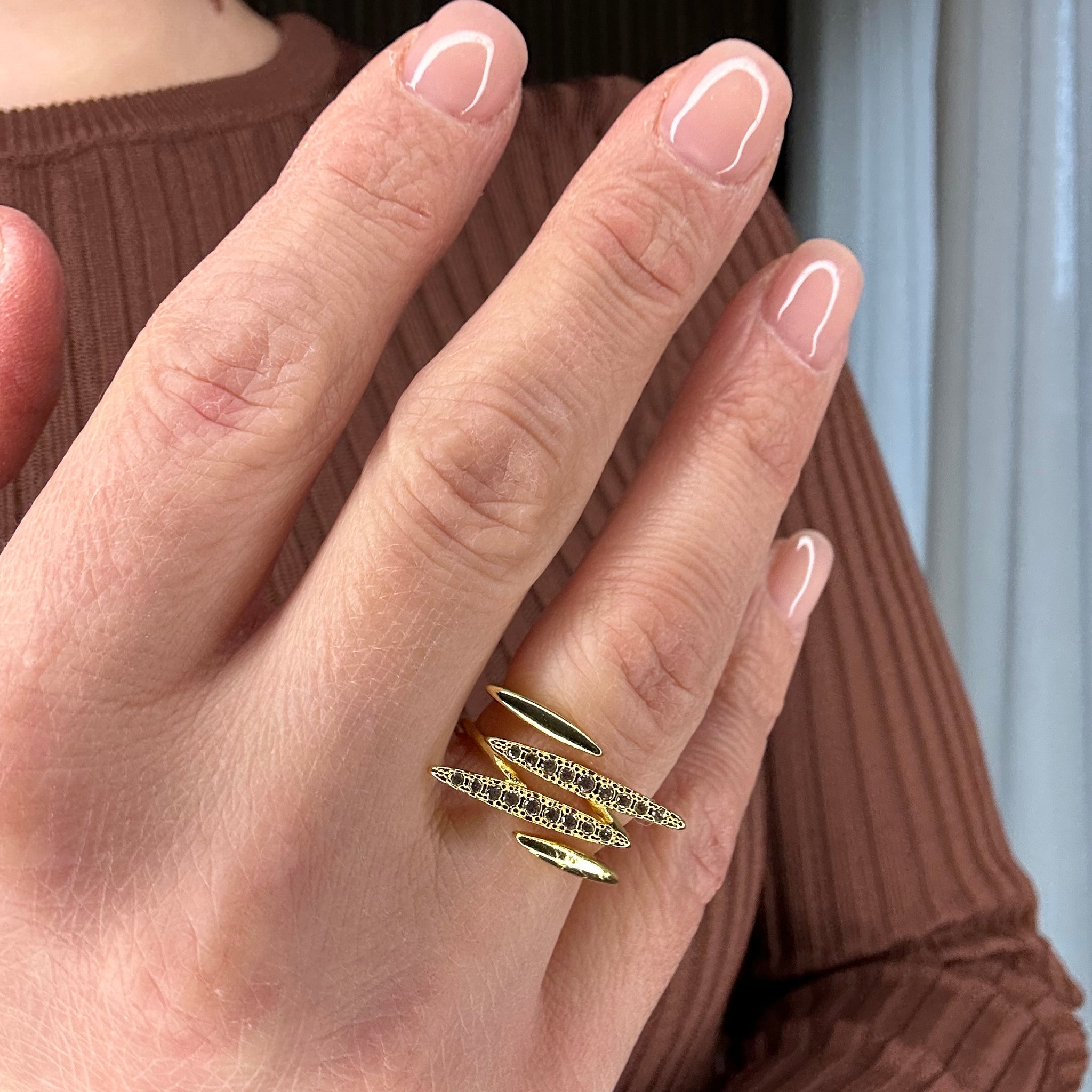 Trendy Asymmetrical Ring