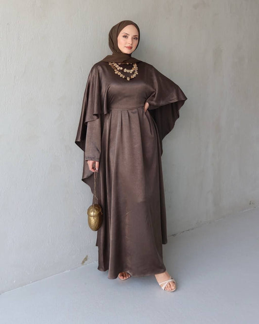 Elegant Satin Maxi Dress