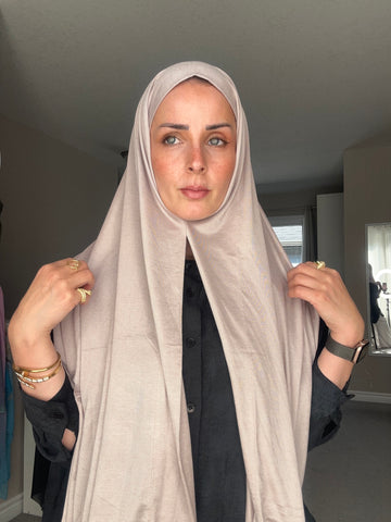 شال قطن إيطالي مدروز