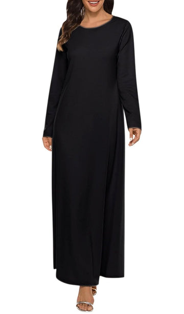 Essential Inner Abaya Dress – Streamlined Modest Layer