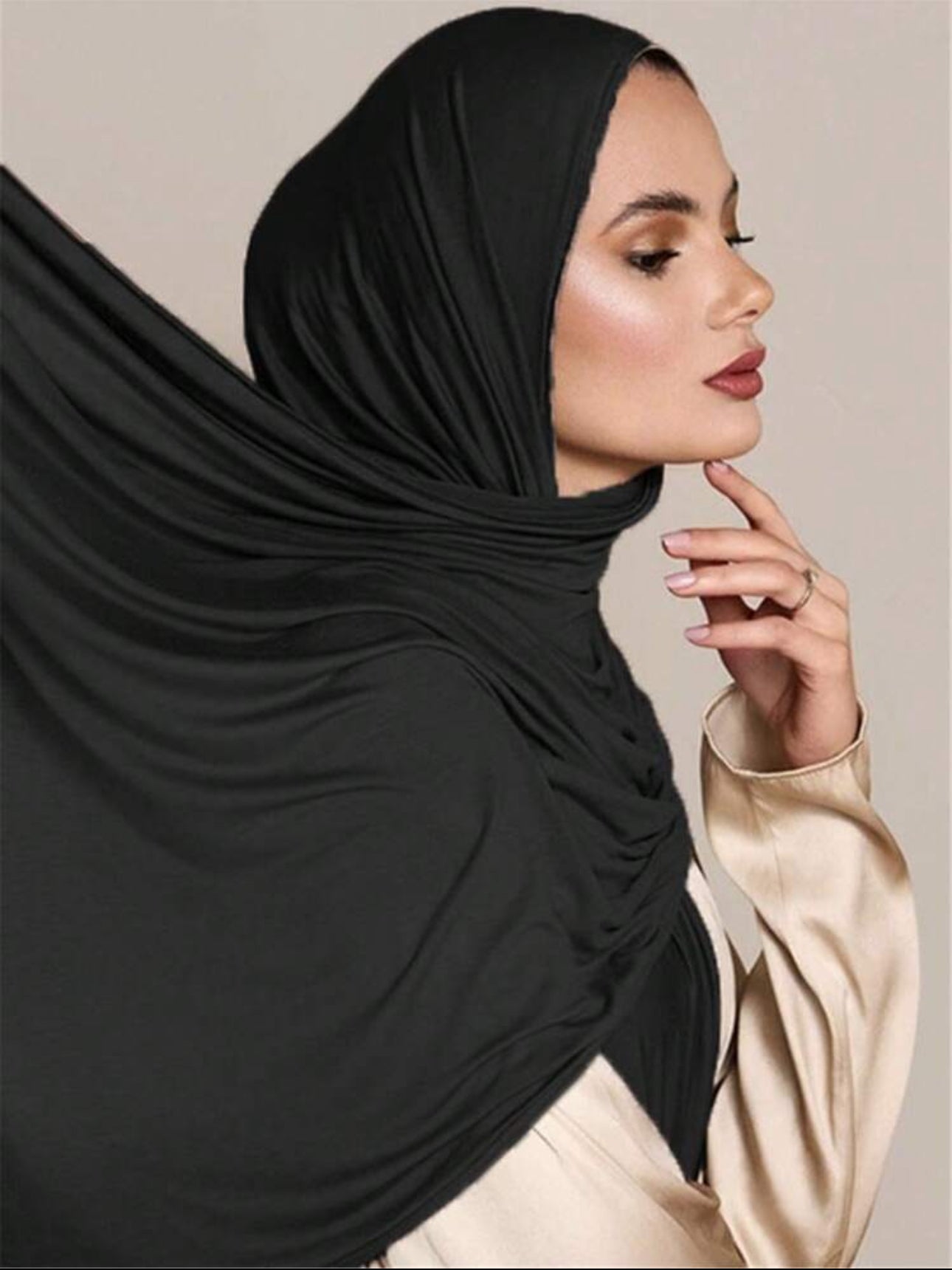 Kuwaiti Women Jersey Soft Cotton Hijab