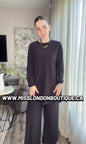 Pleated Modest Oversized Sandy Set الطقم السحري