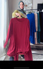 Pleated Modest Oversized Sandy Set الطقم السحري