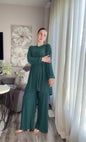 Pleated Modest Oversized Sandy Set الطقم السحري