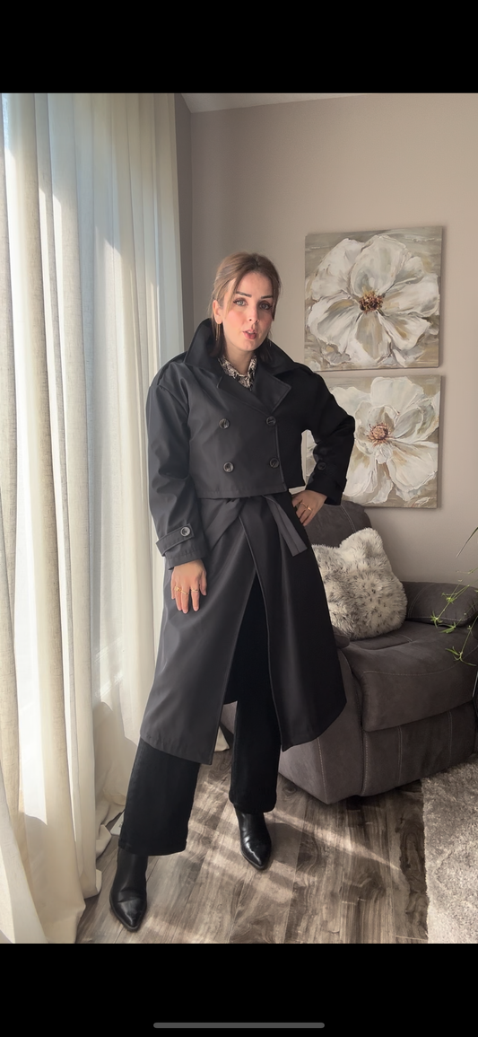 Three Piece Trench Coat