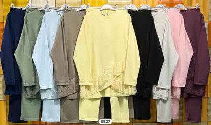Two‑Piece Cotton Lace Set