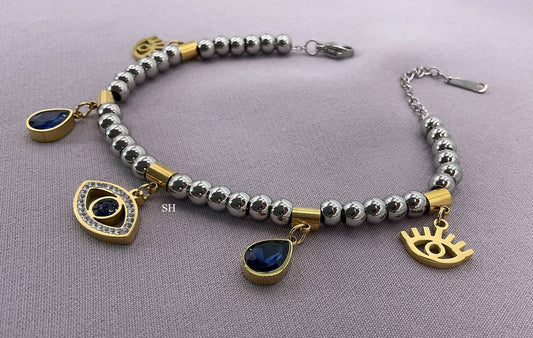 Evil Eye Themed Bracelet