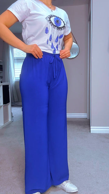 Super Stretchy Oversized Wide Leg High Rise Trousers